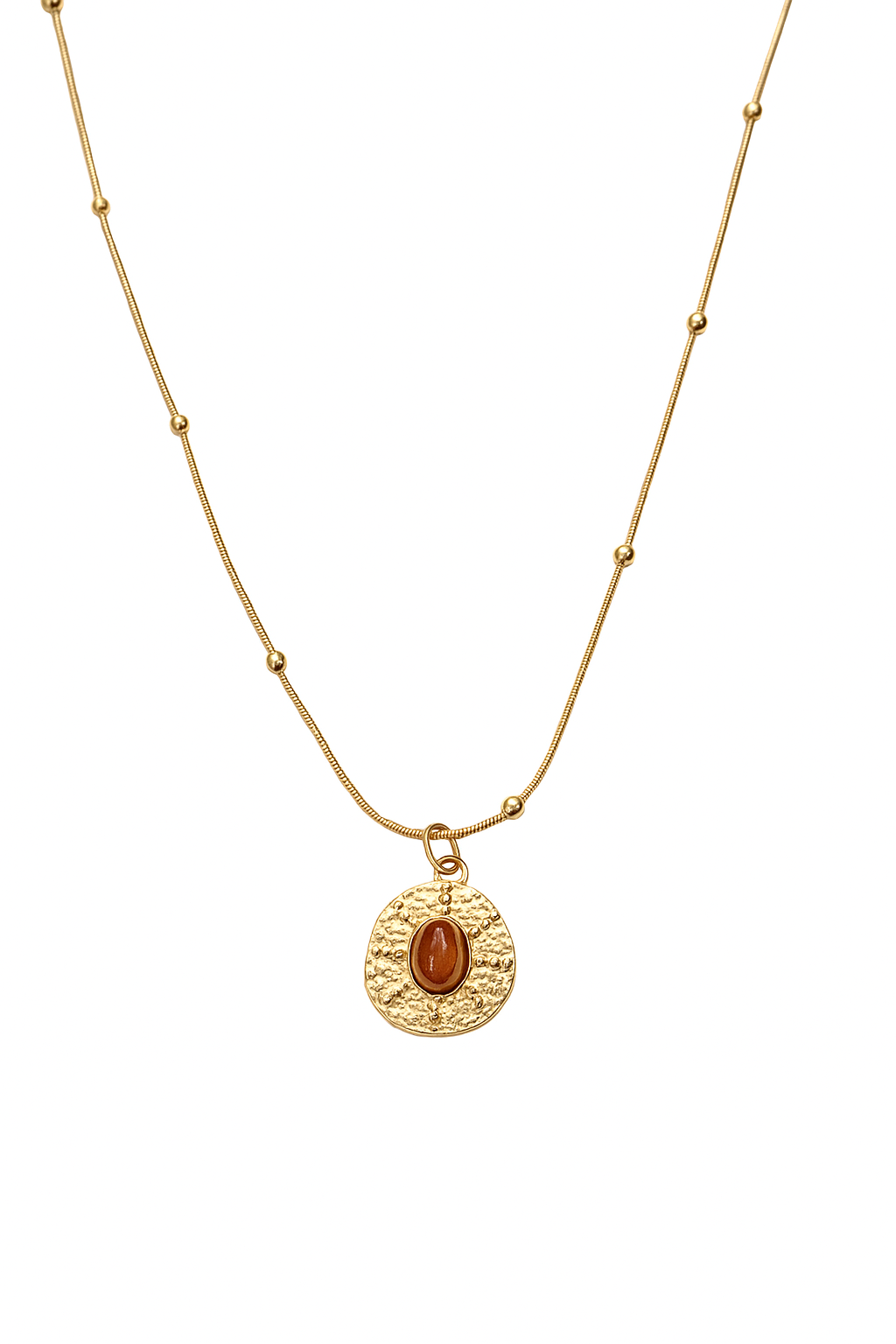 Bohemian brown necklace