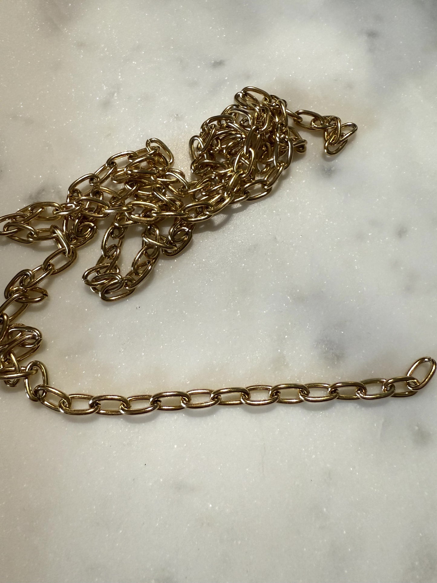 Gouden ketting ( prijs per 10cm )