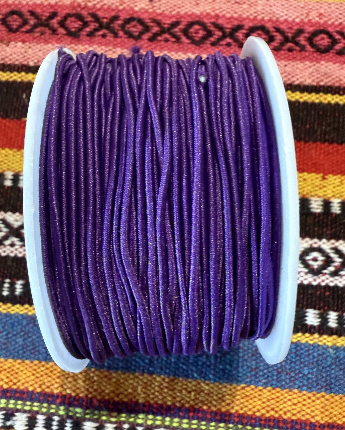 elastiek paars ( prijs is per meter )