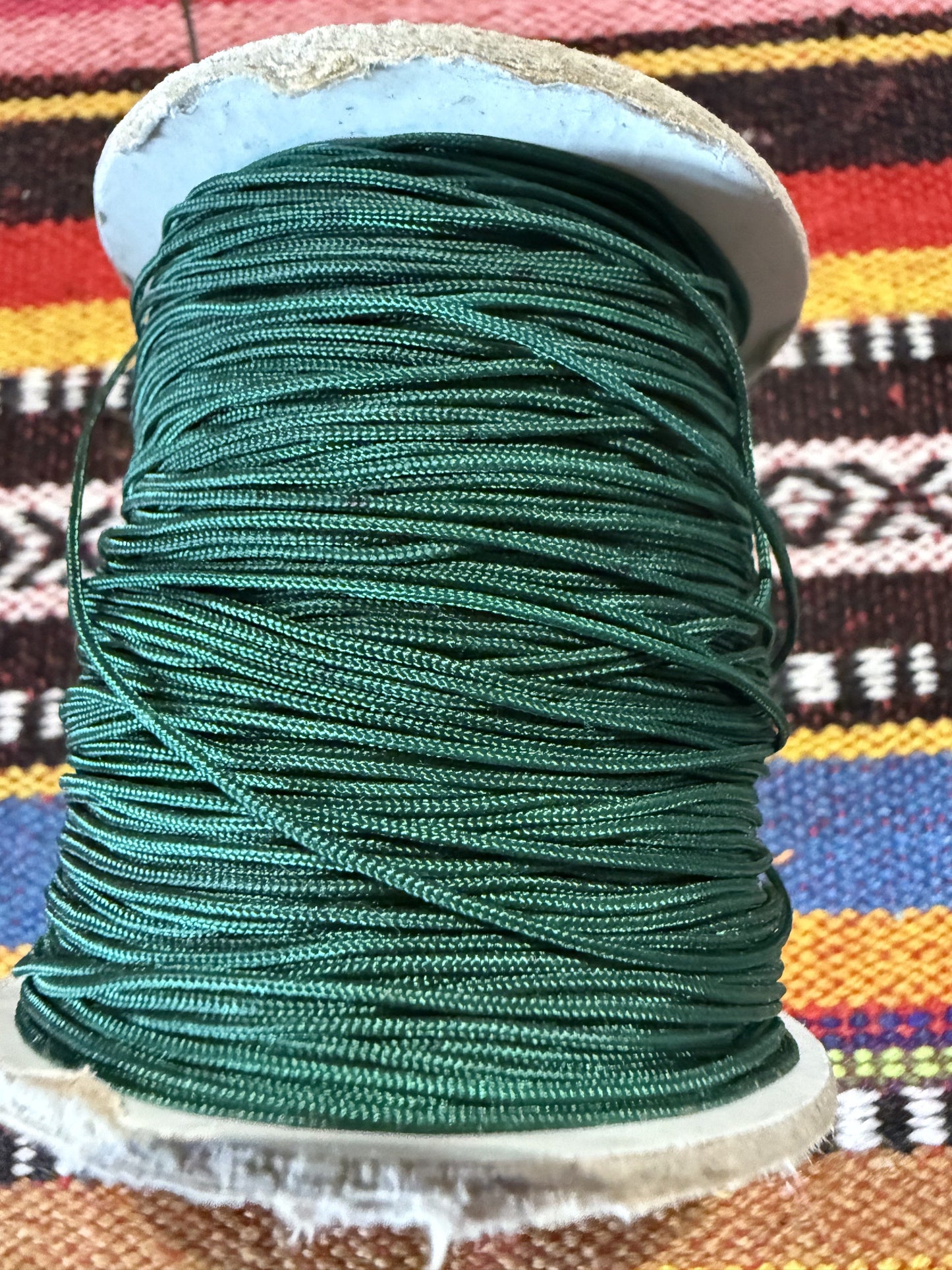 Macrame draad zee blauw( prijs is per meter )