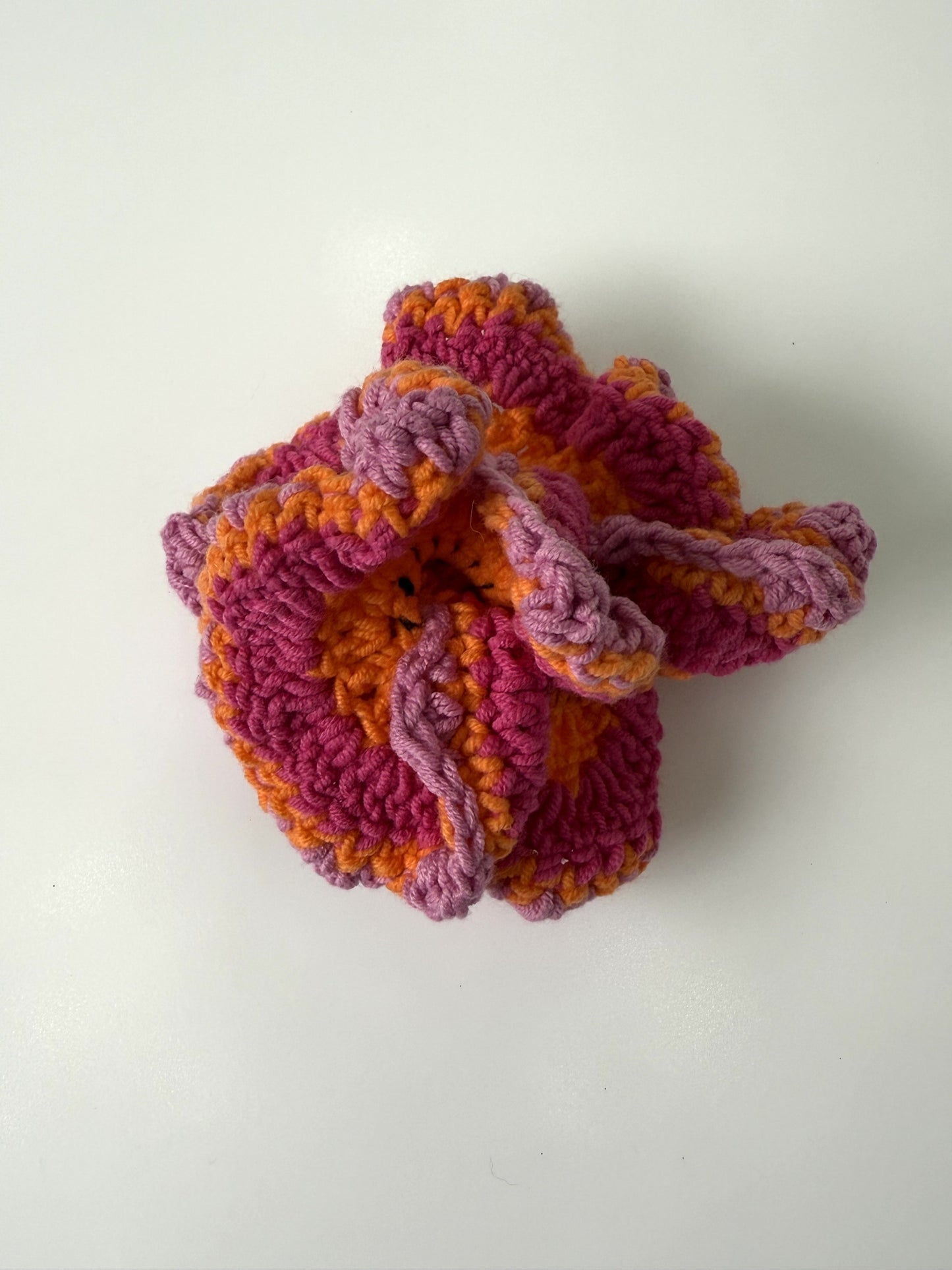 Scrunchie orange/pink