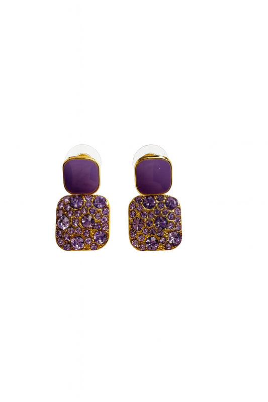 Purple earring