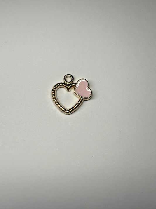 goud/roze harten Nr157