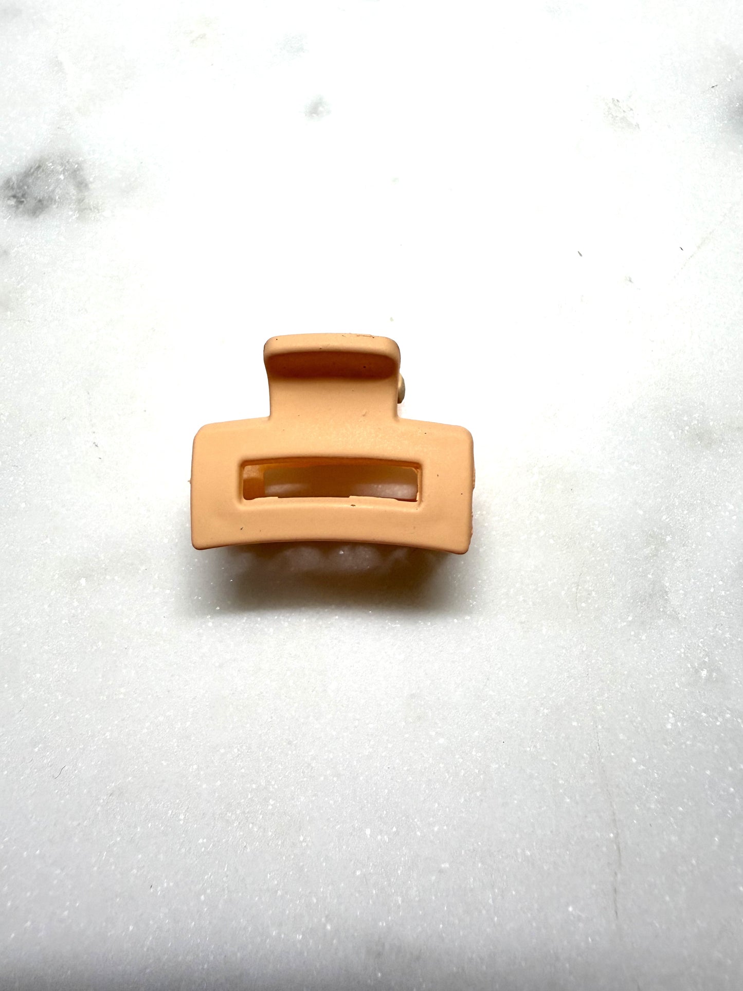 haarklem mat oranje/zalm