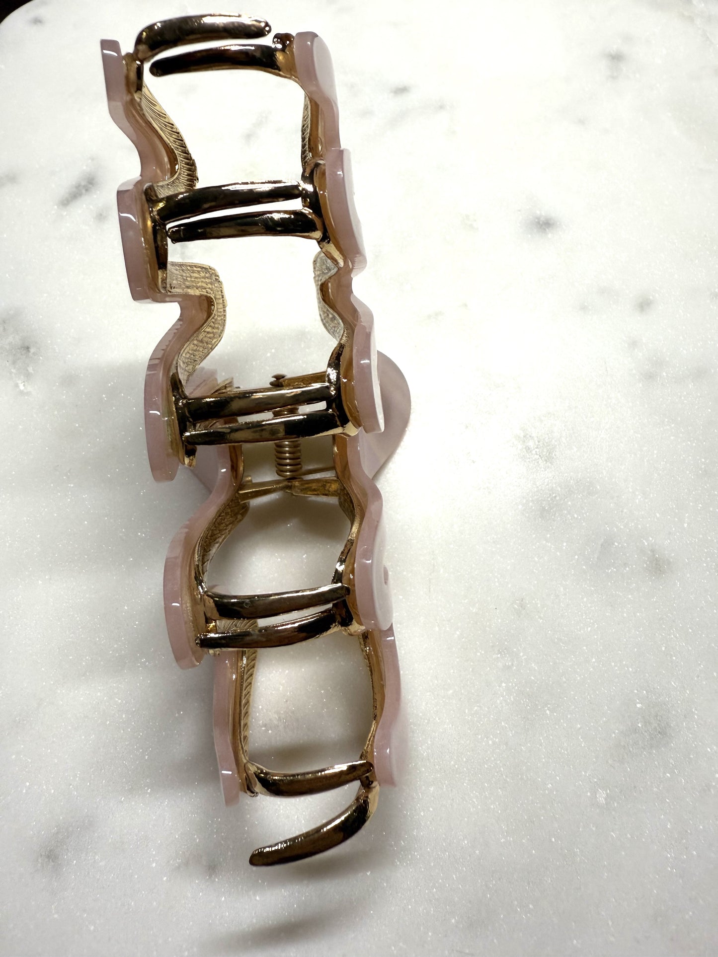 haarklem roze parelmoer