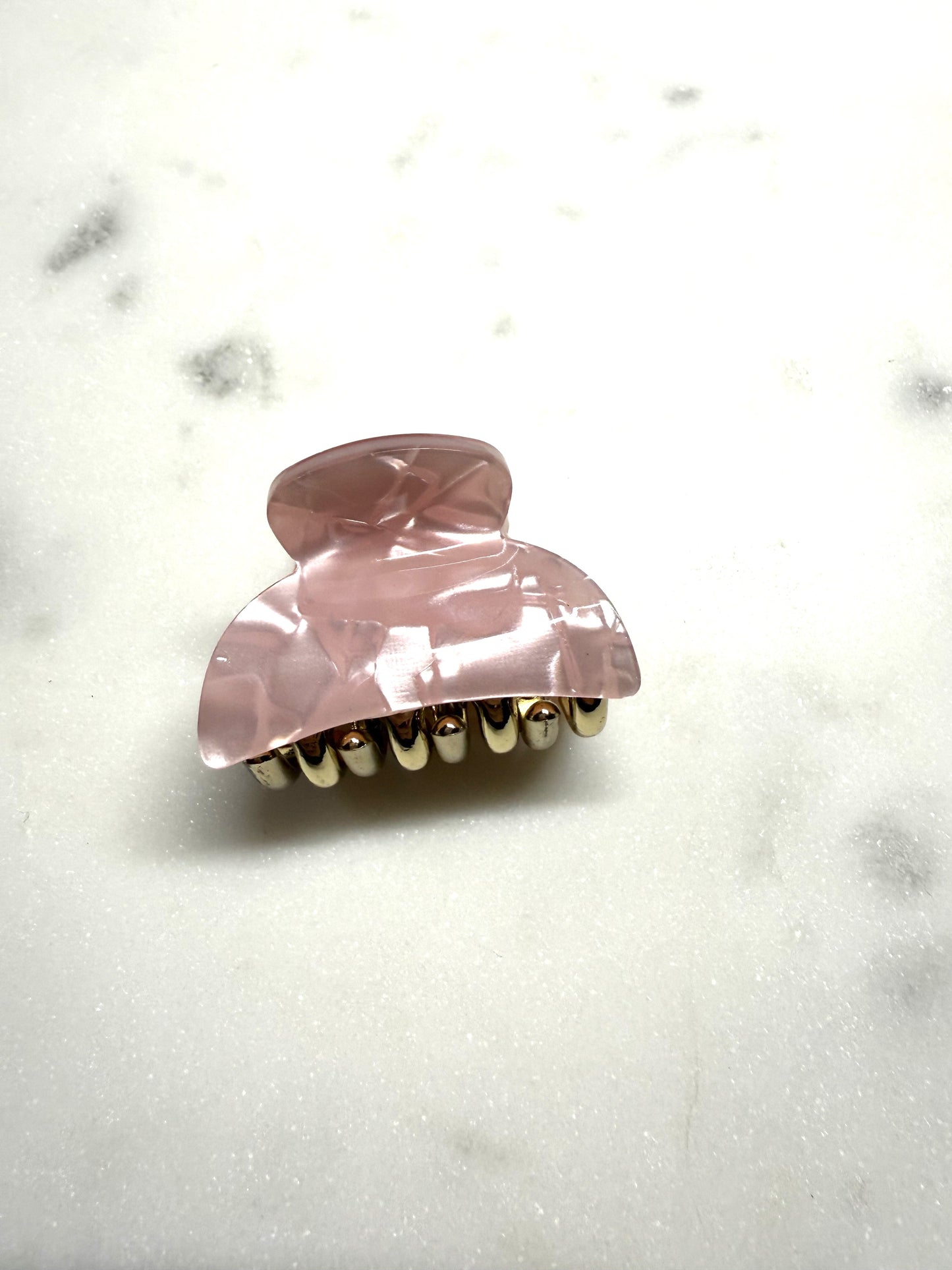 haarklem roze parelmoer