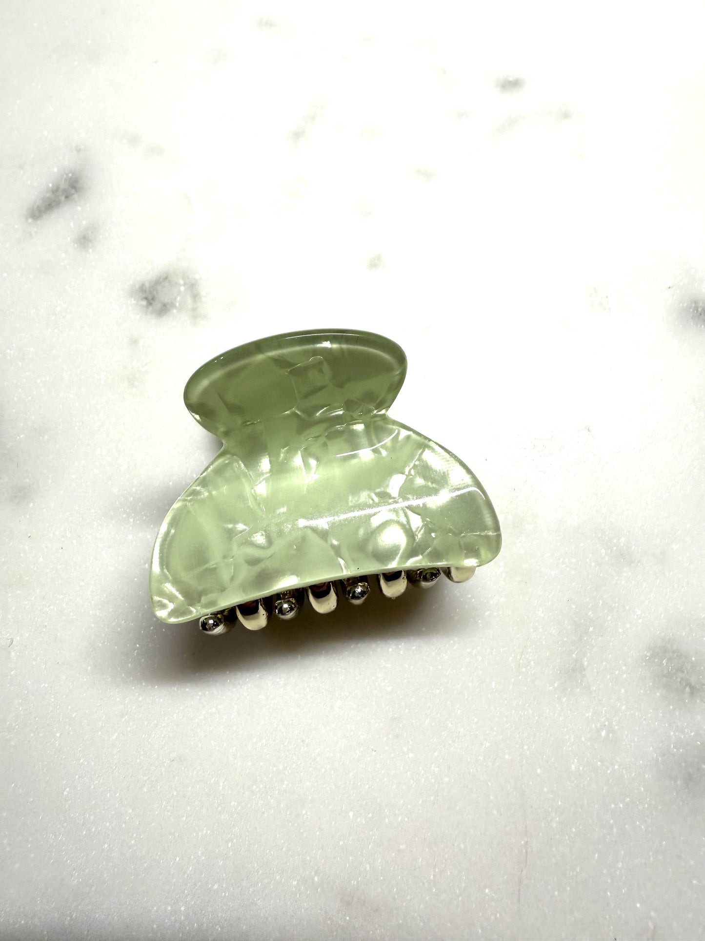 haarklem groen parelmoer