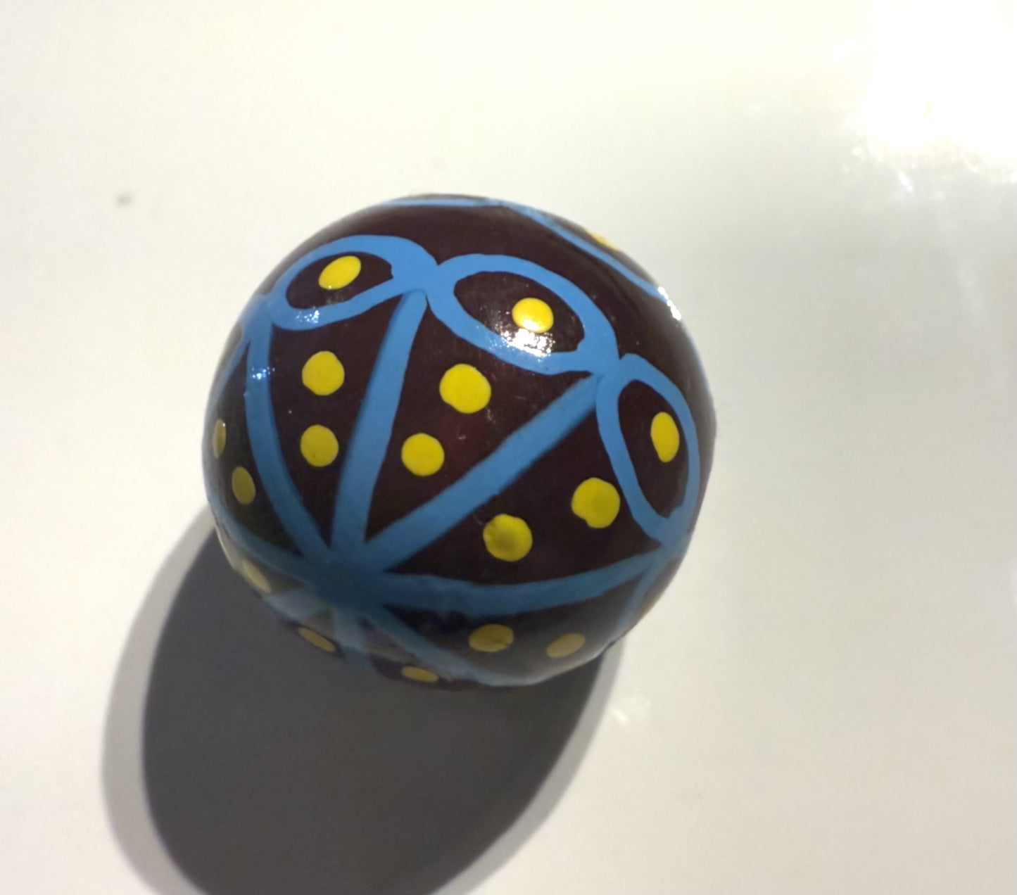 geschilderde houten kraal