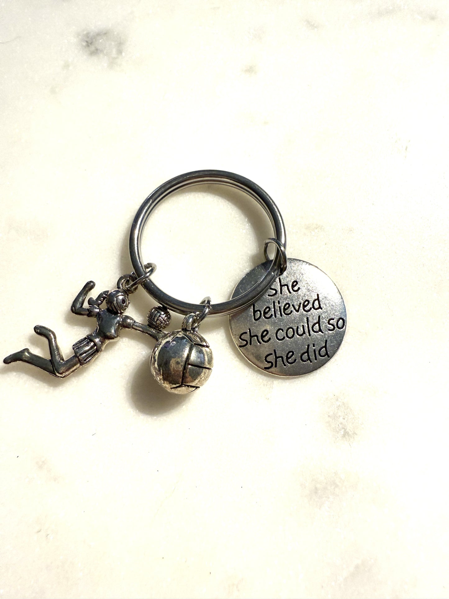 Volleybal sleutelhanger