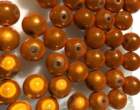 oranje kunststof kraal