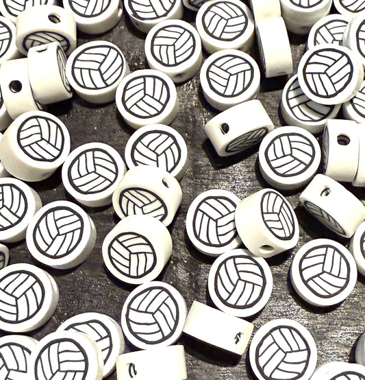 zwart/witte polymeer kralen