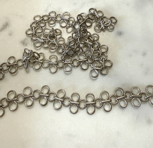 zilveren ketting ( prijs per 10cm )