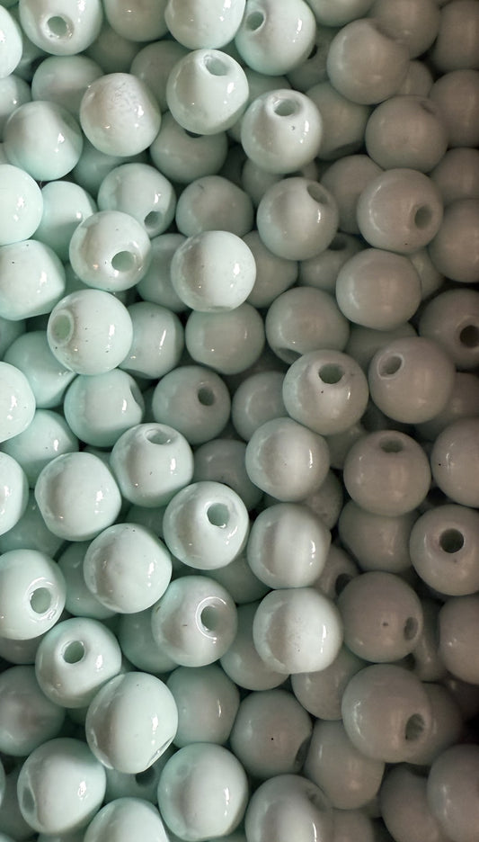 licht blauwe acryl kraal