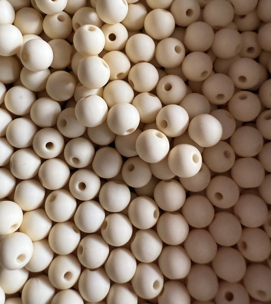 geel/beige acryl kraal