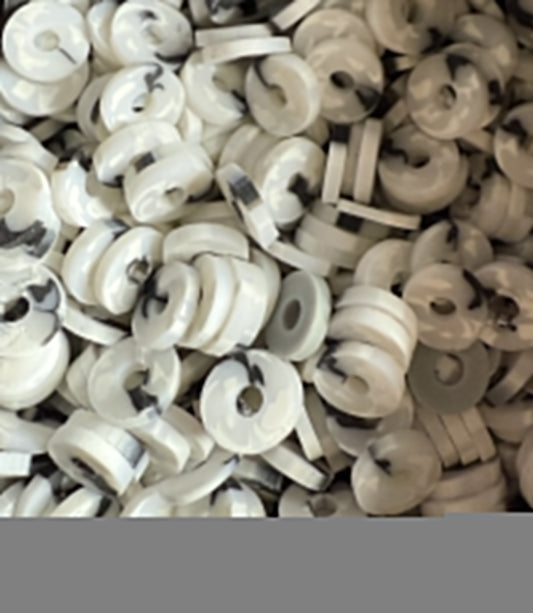 wit/zwarte acryl schijfjes