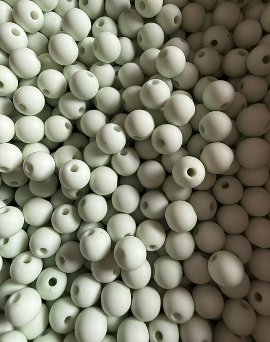 mint groene acryl kralen