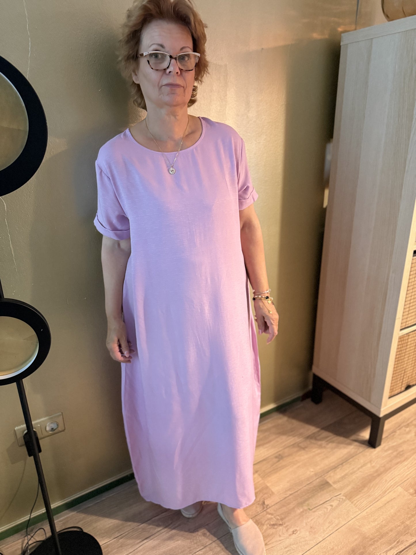 Nieuw! super leuke jurk in paars