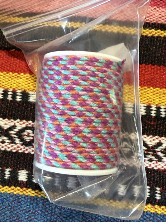 Trendy koord paars,groene,oranje 4meter