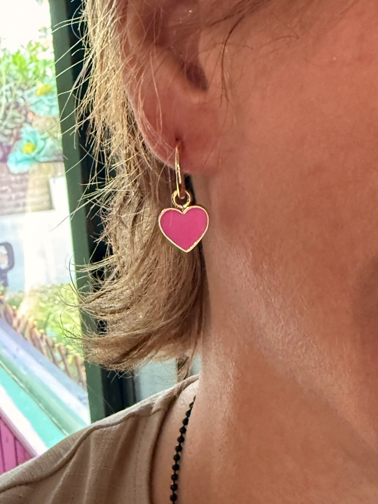 Heart earring
